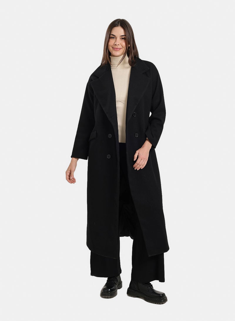 Clue Midi Coat With Notch Collar - Image 1